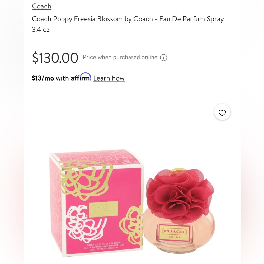 Coach poppy perfume